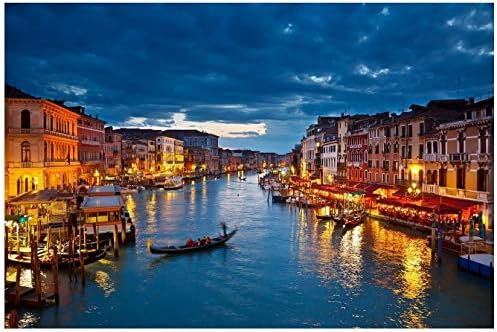 水の都ベニス　油絵 水の都ベニス油絵